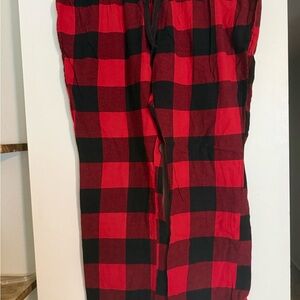 Old Navy Red and Black Plaid Garment